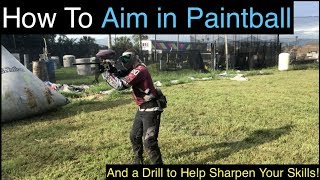 How To Aim A Paintball Gun Correctly