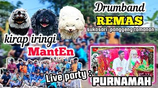 iringi maNtEn. drumband REMAS live Party in PURNAMAH BONDOWOSO