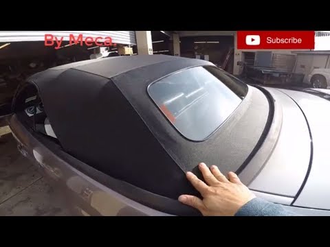 How to install mustang 2005-2012 convertible top. English audio. By Meca. ford mustang  tutorial