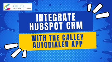 How do we integrate HubSpot CRM Integration with Calley for Calley PRO Users?