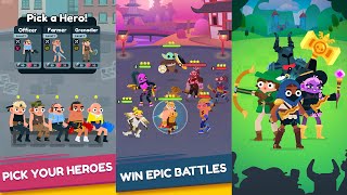 Heroes Battle: Auto-battler RPG | android and ios Gameplay screenshot 1