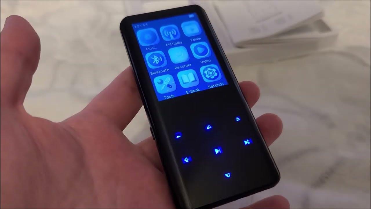 AGPTEK A19X 32GB Bluetooth MP3 Player Review YouTube