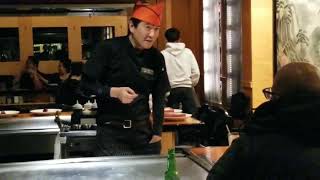Hibachi entertainment magic show at otani japanese steak house ( chantilly va )
