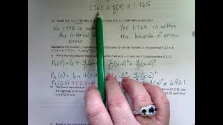 AP Calculus BC Section 15-5: LaGrange Error Bound