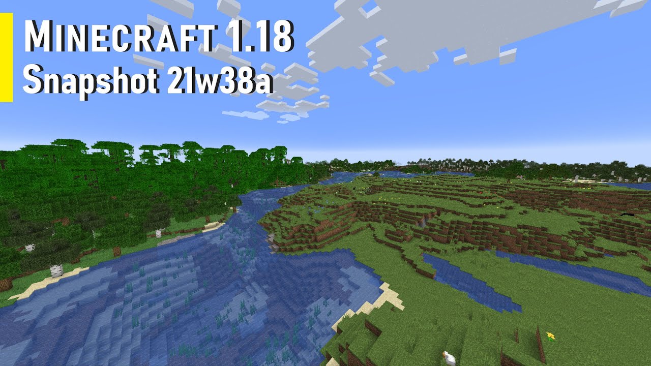 Minecraft 1.18 Snapshot 21w38a - Small But Important