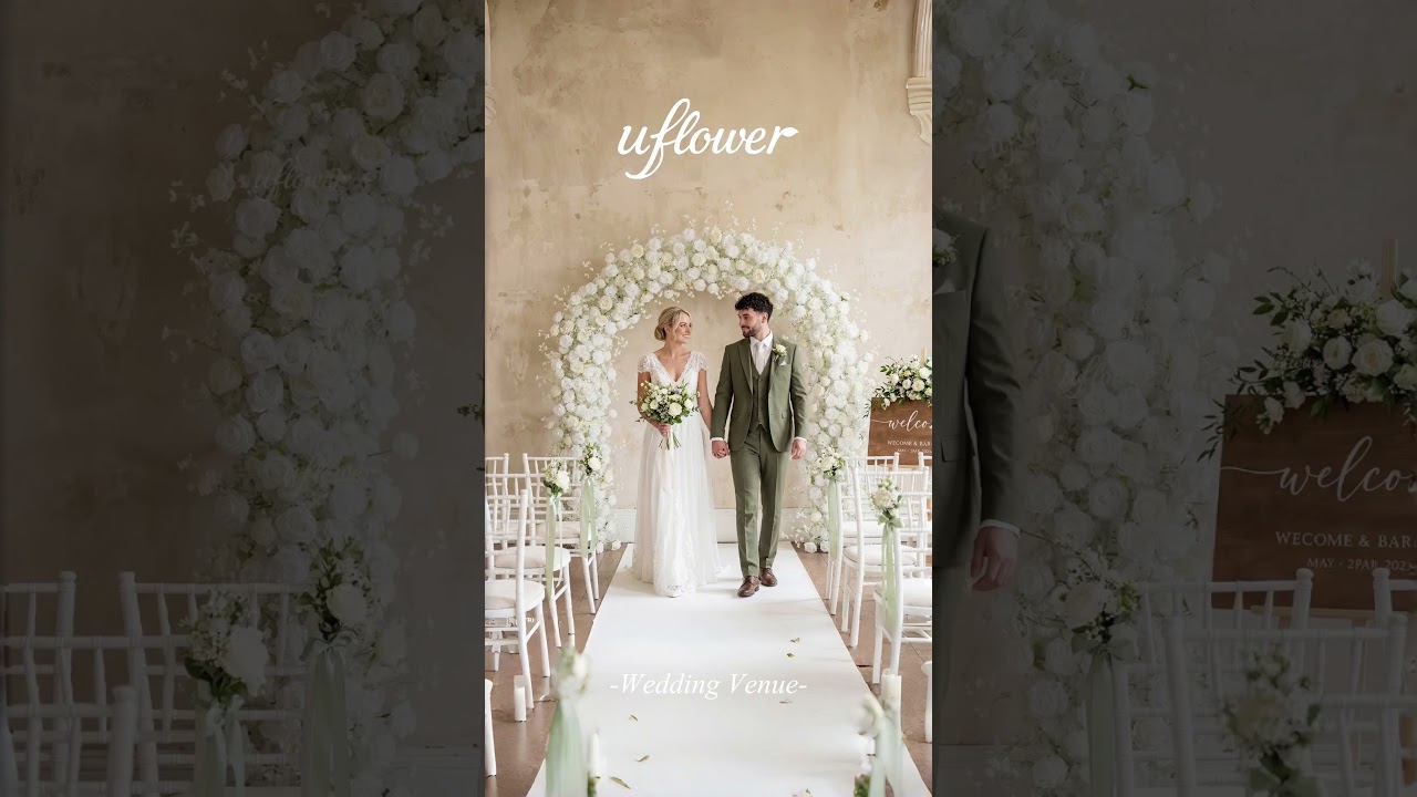 Transform Your Wedding With This Stunning White Arch！