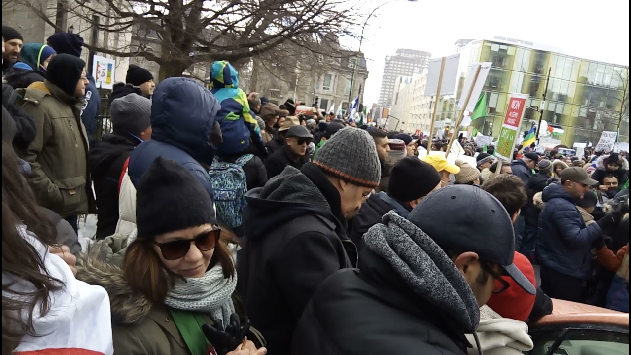 Hirak-Montréal-Canada-3 mars 2019- Bouteflika dégage!