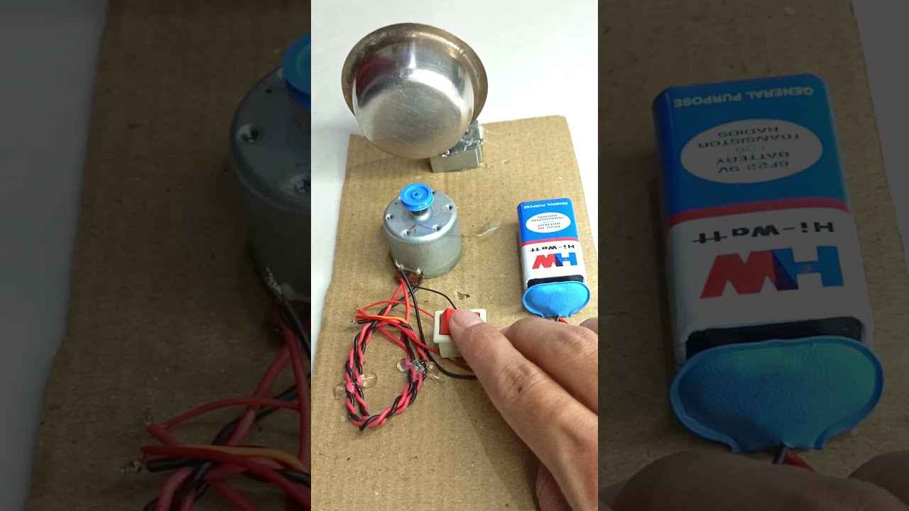  Electric Bell Homemade Shorts Tech Dcmotor Electricbell Youtubeshorts