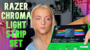 RAZER CHROMA LIGHT STRIP SET - LIVE UNBOXING + SETUP