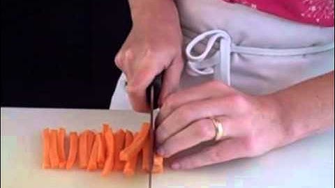 Dicing Carrots, Celery, and other Vegetables