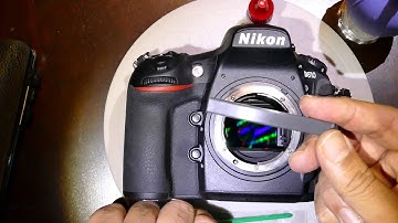 How to clean Nikon D810 sensor using Smear Away and Green MXD-100 Vswab from VisibleDust