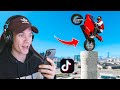 Recreating VIRAL GTA 5 STUNTS On Tik Tok! #4