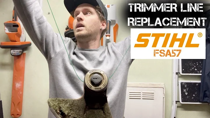 STIHL FSA57 - TRIMMER LINE REPLACEMENT
