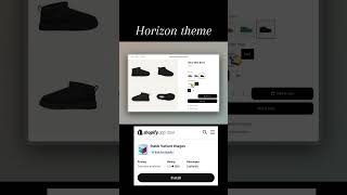 Smooth transition between variant images in Horizon Theme on Shopify with Rubik Variant Images