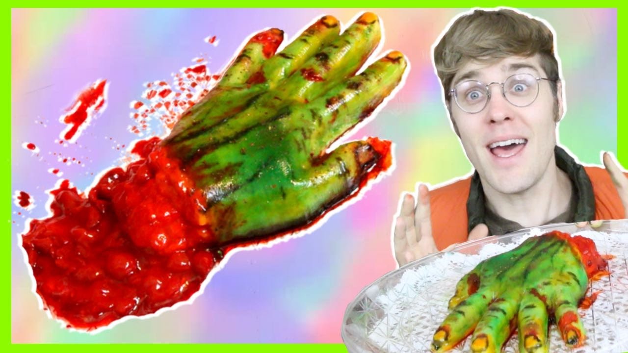 EDIBLE ZOMBIE HAND DIY! YouTube