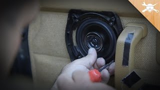 Parking Lot Car Stereo Upgrade