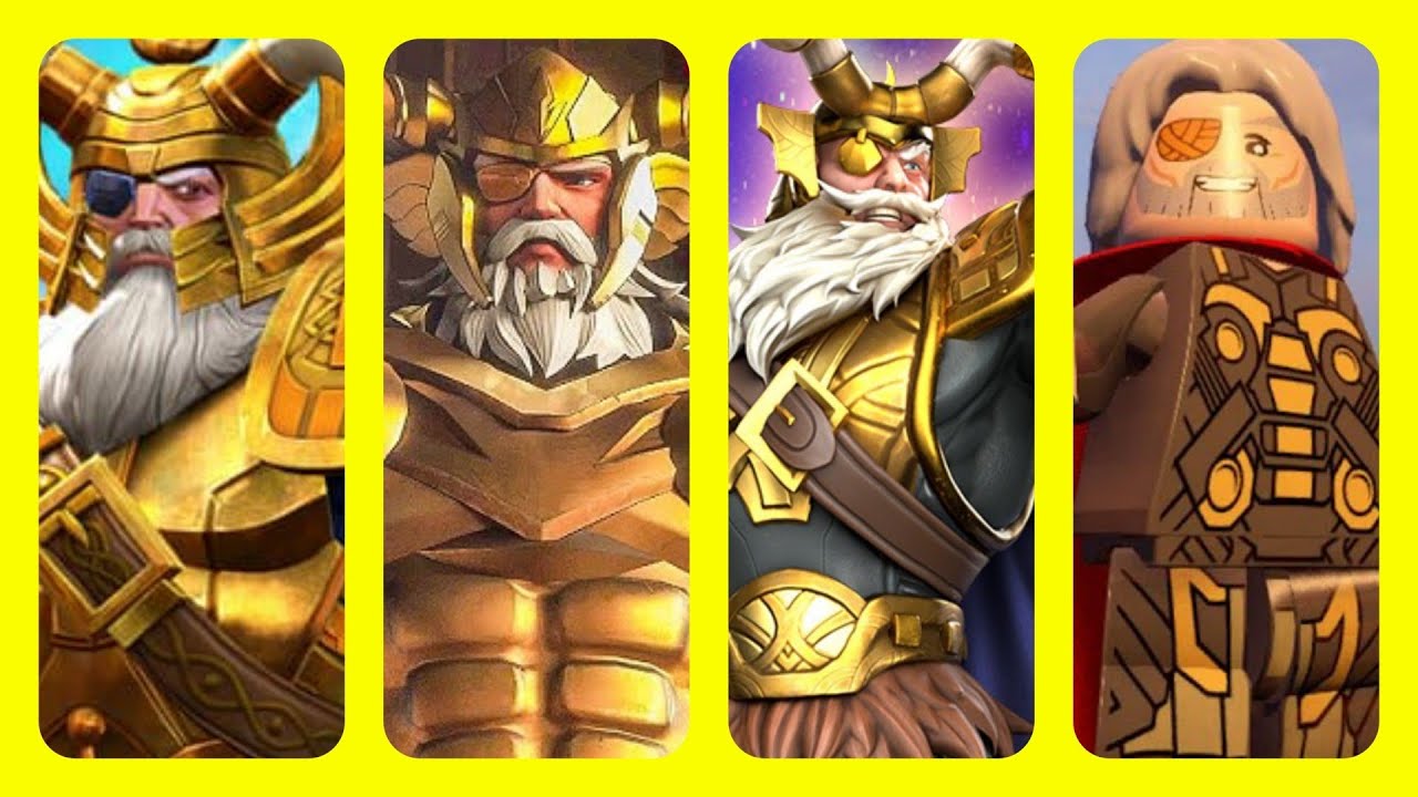 "Odin" Evolution in Video Games (Marvel Comics) 