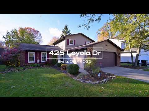425 Loyola Drive, Elyria, OH home video tour