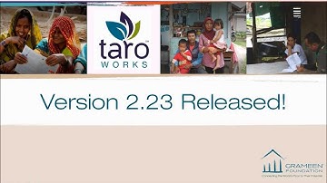 TaroWorks v2.23 Featuring New Cascading Select and Autonumber Field Mapping