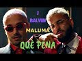 QUÈ PENA - MALUMA & J BALVIN | J BALVIN NEW SONG | Vybez City Music
