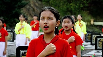 Cuộc thi hát Quốc Ca tại địa chỉ Đỏ – Nghĩa trang liệt sỹ Hưng Nguyên | MOON Studio