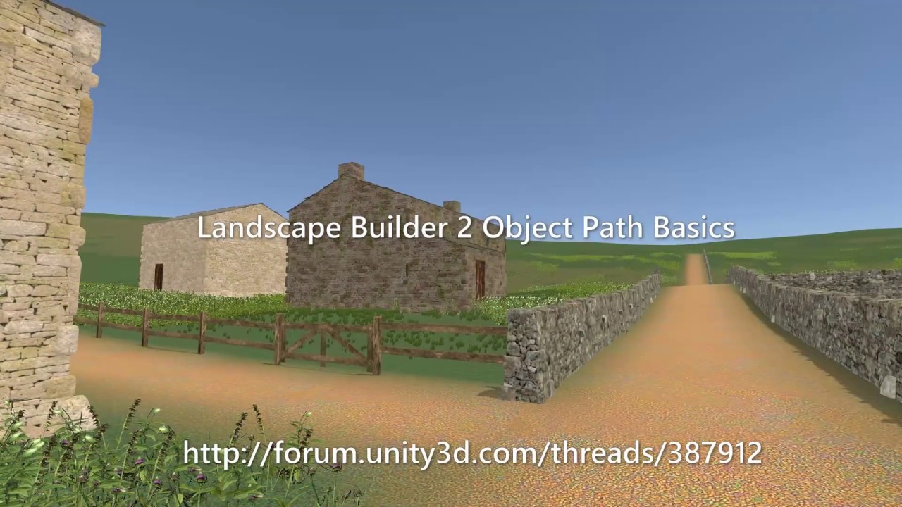 Landscape Builder 2 Object Path Basics - YouTube