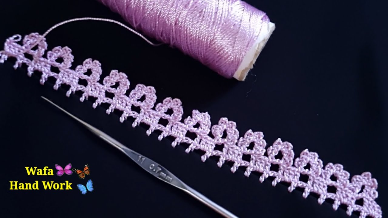 Simpl Crochet Dupatta Lace design 💐 New Qureshia Design Dupatta 2024 🩷