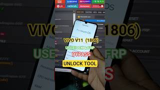 Vivo V11 ( 1806 ) MTK Userlock & Frp Bypass Unlock Tool #foryou #shorts #vivo