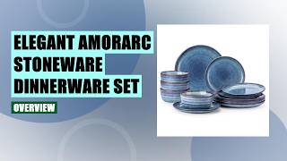 AmorArc Stoneware Dinnerware Set Review: Elegant and Durable Dishes