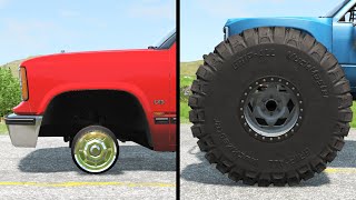 Large Vs Little Wheels – Beamng.drive