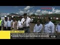 Cajamarca: mandatario inspecciona construcción de puente sobre río Chinchipe