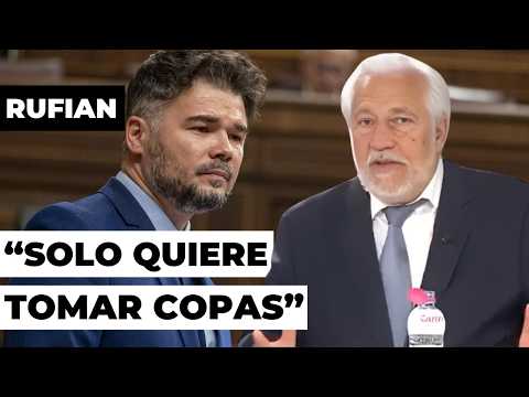 Rufián's sole objective: "He just wants to have drinks"