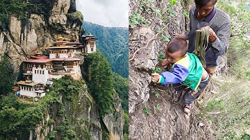 Villagers Need To Take Most DANGEROUS Cliff Way To Their Village!