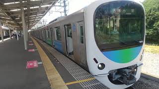 【発車】小川駅を西武拝島線30000系普通小平行きが発車　ミニ１６３