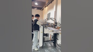 paper folder machine #guk #mbo #packing #printing #foldingmachine #pharmaceuticalOutsert