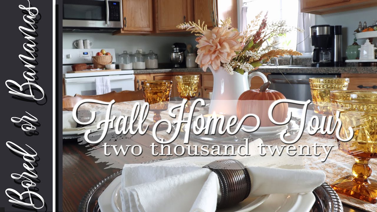 FALL HOME DECOR TOUR 2020 {BORED OR BANANAS THRIFTING} THRIFTED VINTAGE HOME DECOR IDEAS YouTube