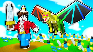 I grew the LARGEST ARMY in Roblox Make an Army