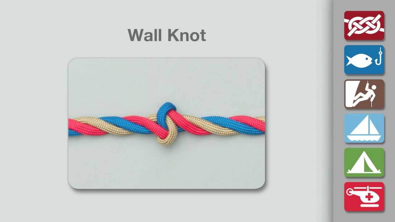Wall Knot How to Tie a Wall Knot YouTube