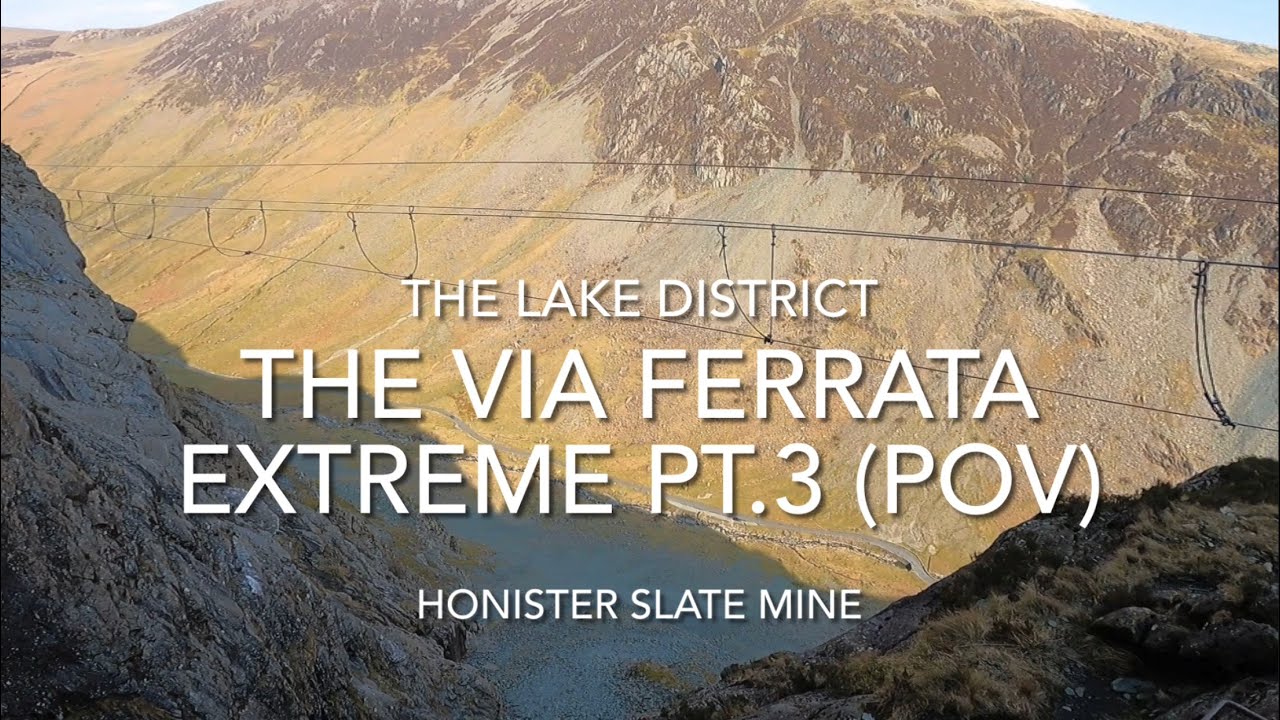 Honister Slate Mine: Via Ferrata Extreme Part 3, The Infinity Bridge ...