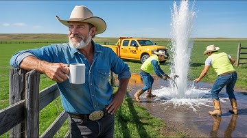 HOA Sent Fence Crew Onto Our Land — Their Drill Hit a Water Main and Sank Their Truck!