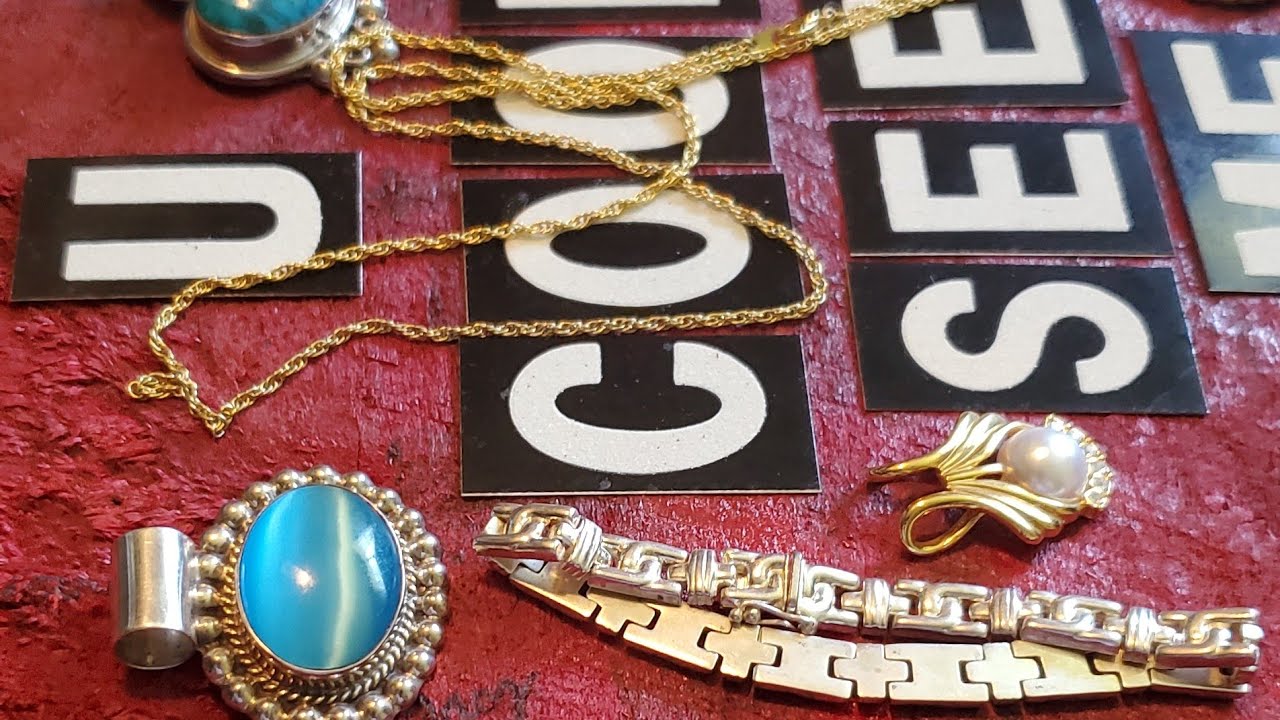 Jewelry found dumpster diving! YouTube