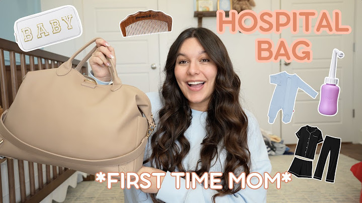 What's in my HOSPITAL BAG | first time mom essentials for labor, delivery & BABY