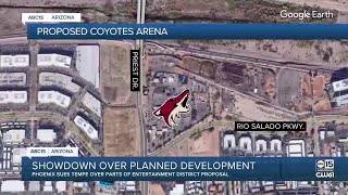 Sky Harbor sues Tempe over proposed Arizona Coyotes arena project