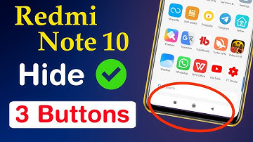 How to Hide Navigation Bar in Redmi Note 10 | Redmi Note 10 Back Button Hide Settings