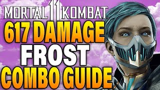 Mortal Kombat 11 Frost Combos - MK11 Scorpion Frost Tutorial Daryus P