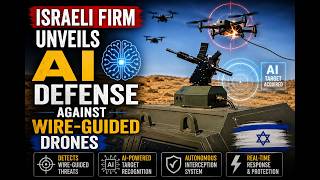 Israeli firm unveils AI defense against wire-guided drones