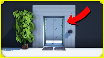 🦊Porta Automática FÁCIL de fazer no MINECRAFT