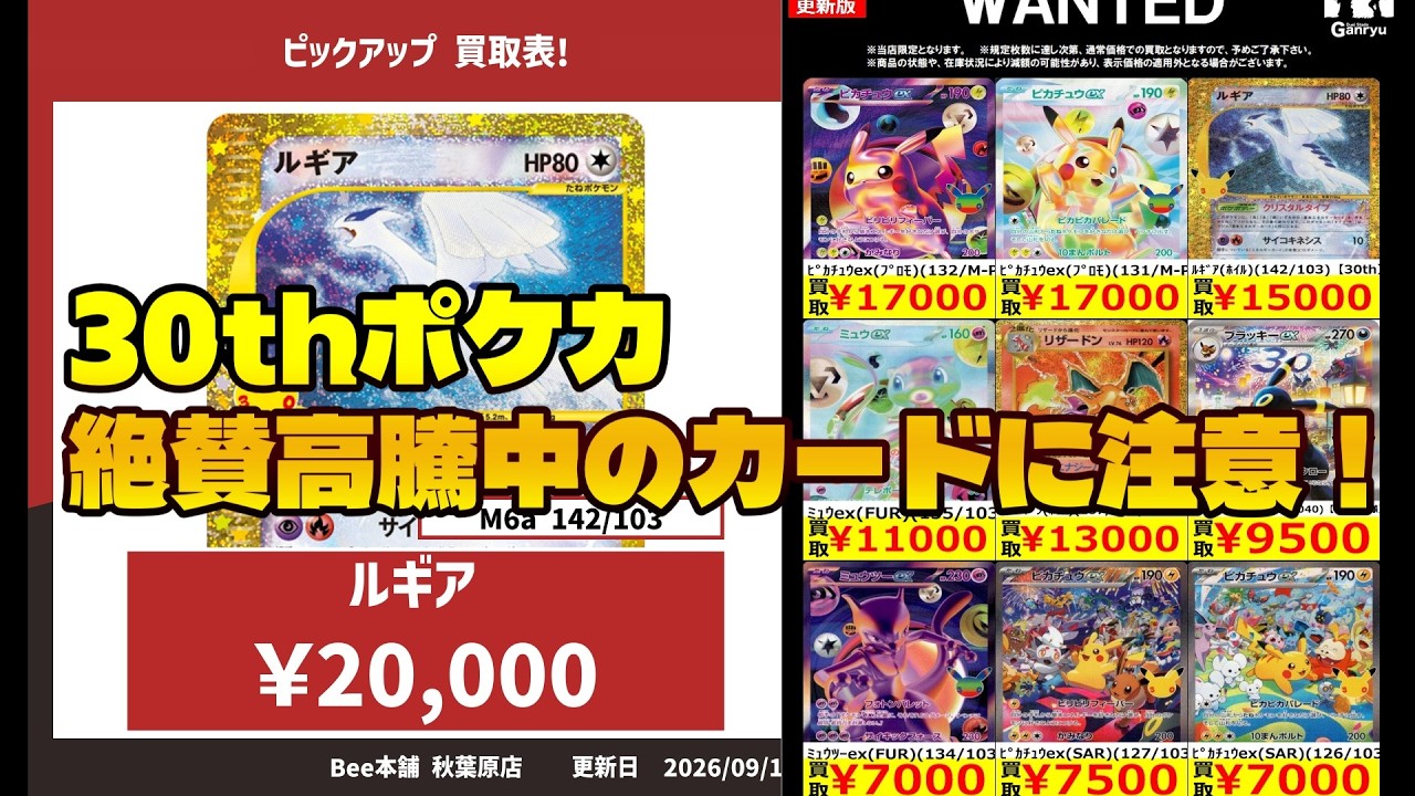 Pokémon TCG] 30th Anniversary Box! Watch Out for Low Buyout Prices