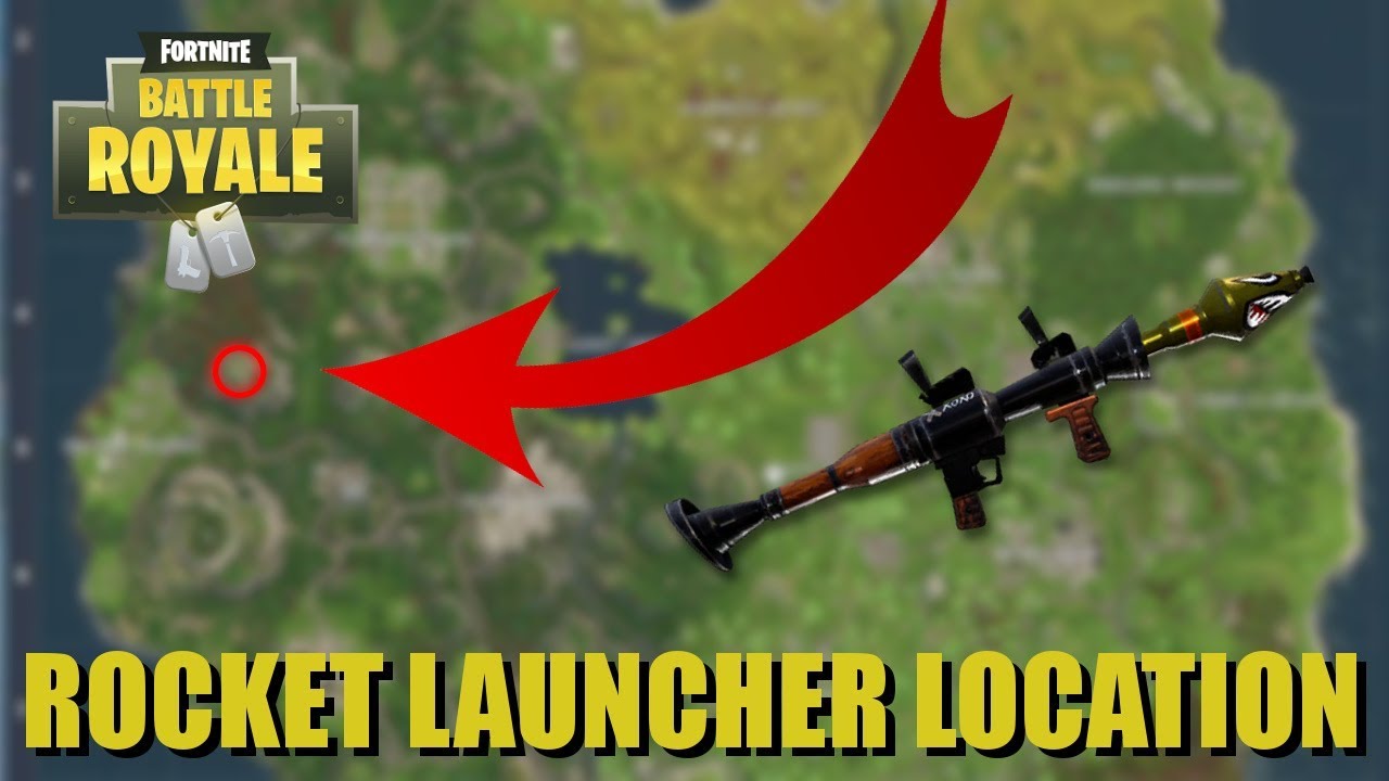 rocket launcher location - where is the rocket launch in fortnite