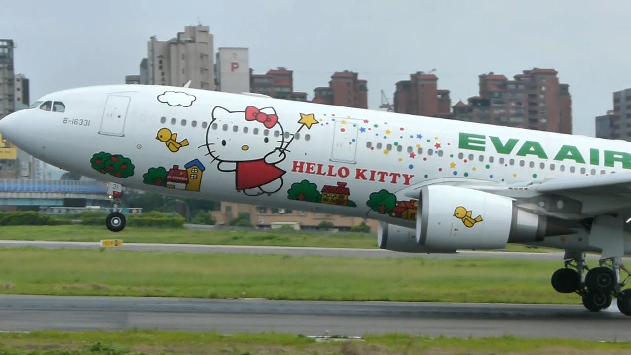 Uncategorized Hello Kitty Plane eva air hello kitty jets youtube